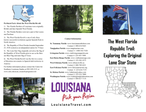 The West Florida Republic Trail: Exploring the Original Lone Star State