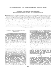 Electron acceleration for x-ray production using paired pyroelectric