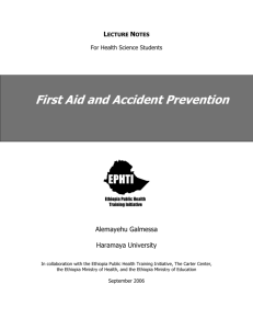 First Aid and Accident Prevention
