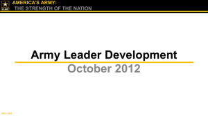 Army Leader Development Model