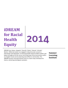 iDREAM Summer Learning Institute Application