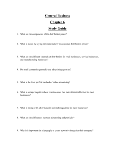 General Business Chapter 6 Study Guide