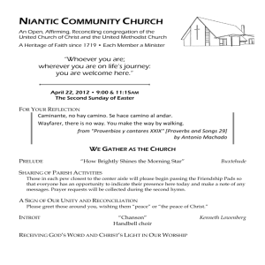 NIANTIC COMMUNITY CHURCH
