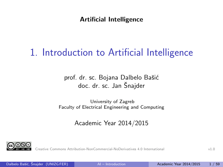 intelligence artificial introduction dissertation