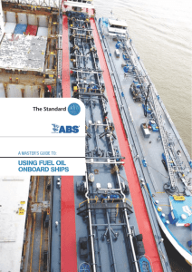 A Master's Guide to Using Fuel Oil Onboard Ships