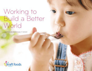 Kraft Foods Responsibility Report