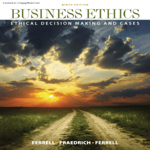 Business Ethics, 9th ed.