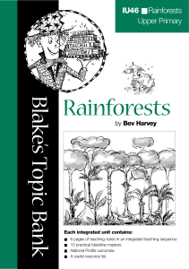 Rainforests - Blake Education