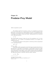 Predator-Prey Model