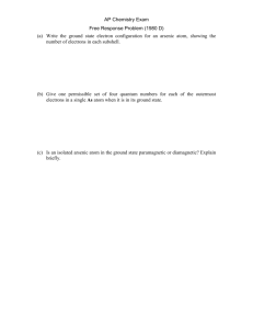 AP Chemistry Exam Free Response Problem (1980 D) (a) Write the