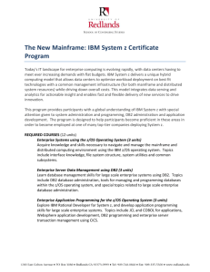 IBM System z Certificate