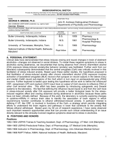SF424(R&R) Biographical Sketch Format Page
