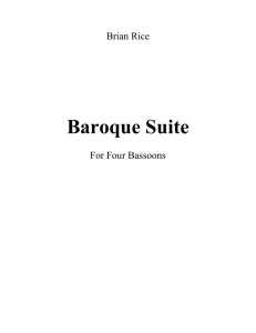 Baroque Suite - Paula Brusky, PhD