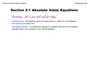 Section 2-1 Word Problems.notebook