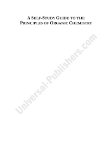 A Self-Study Guide to the Principles of Organic Chemistry: Key