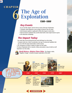 Chapter 6 The Age of Exploration