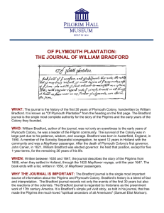 of plymouth plantation: the journal of william bradford