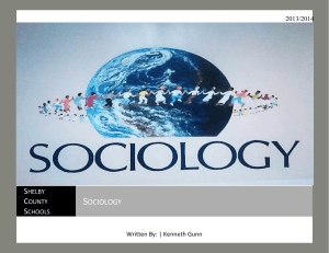 sociology - Shelby County Schools