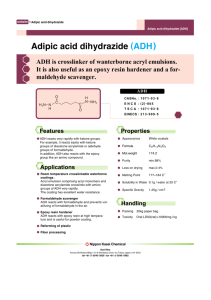 Adipic acid dihydrazide (ADH)