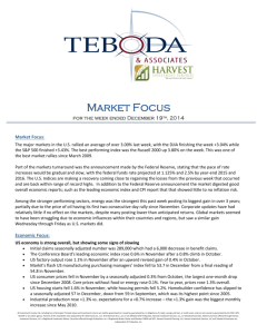 December 19, 2014 - Market Focus Commentary