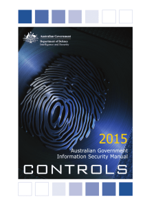 2015 Australian Government Information Security Manual
