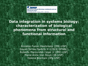 Data Integration in systems biology: Characterization of