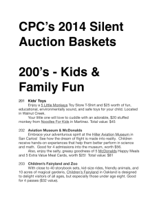 CPC 2014 Silent Auction Baskets