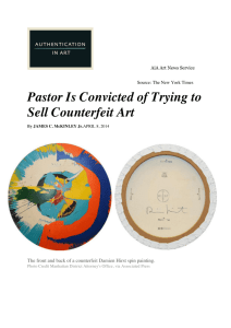 Pastor Is Convicted of Trying to Sell Counterfeit Art