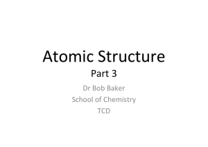 Atomic Structure 3+4 and Bonding notes