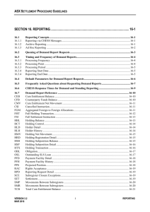 Section 16 Reporting