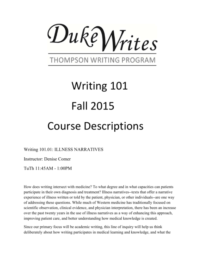 writing-101-fall-2015-course-descriptions