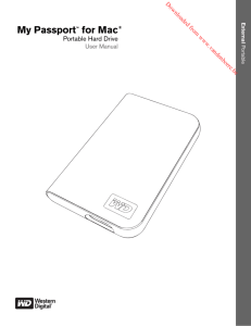 My Passport™ for Mac® User Manual