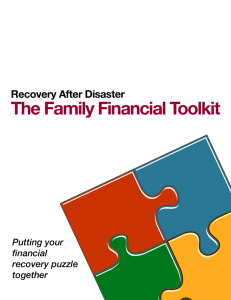 The Family Financial Toolkit - Alabama Cooperative Extension System