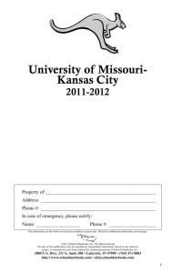University of Missouri- Kansas City