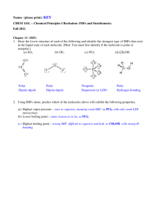 Names (please print): KEY CHEM 141L – Chemical Principles I