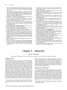 Chapter 4. Osteocytes