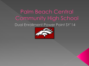 Palm Beach Central HS - the School District of Palm Beach County