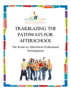 Trailblazing the Pathways for Afterschool