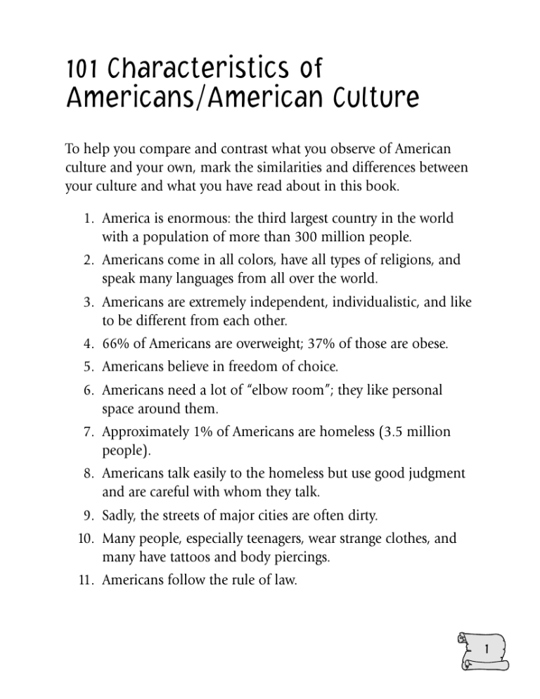 american people culture