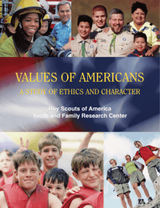 values of americans - Boy Scouts of America