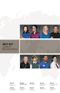 BEST BUY Code of Business Ethics - Best Buy Corporate News and