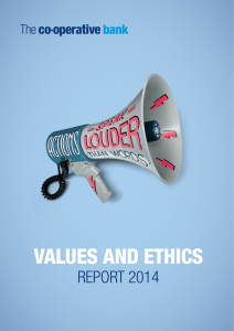 Values and Ethics Report 2014 - The Co