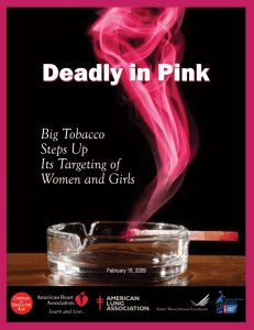 Deadly in Pink Report - American Lung Association