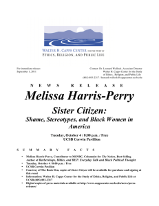 Melissa Harris-Perry – Press Release