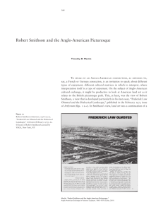 Robert Smithson and the Anglo-American Picturesque