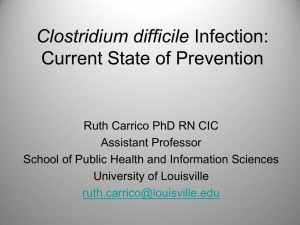 Clostridium difficile Infection