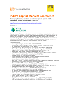India's Capital Markets Conference