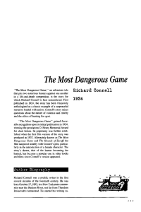 The Most Dangerous Game - Hatboro-Horsha… - Hatboro