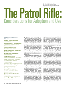 The Patrol Rifle: Considerations for Adoption and Use