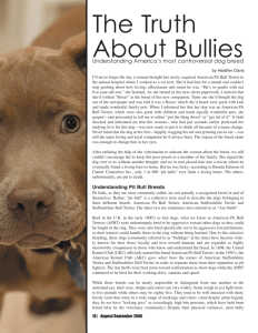 The Truth About Bullies
